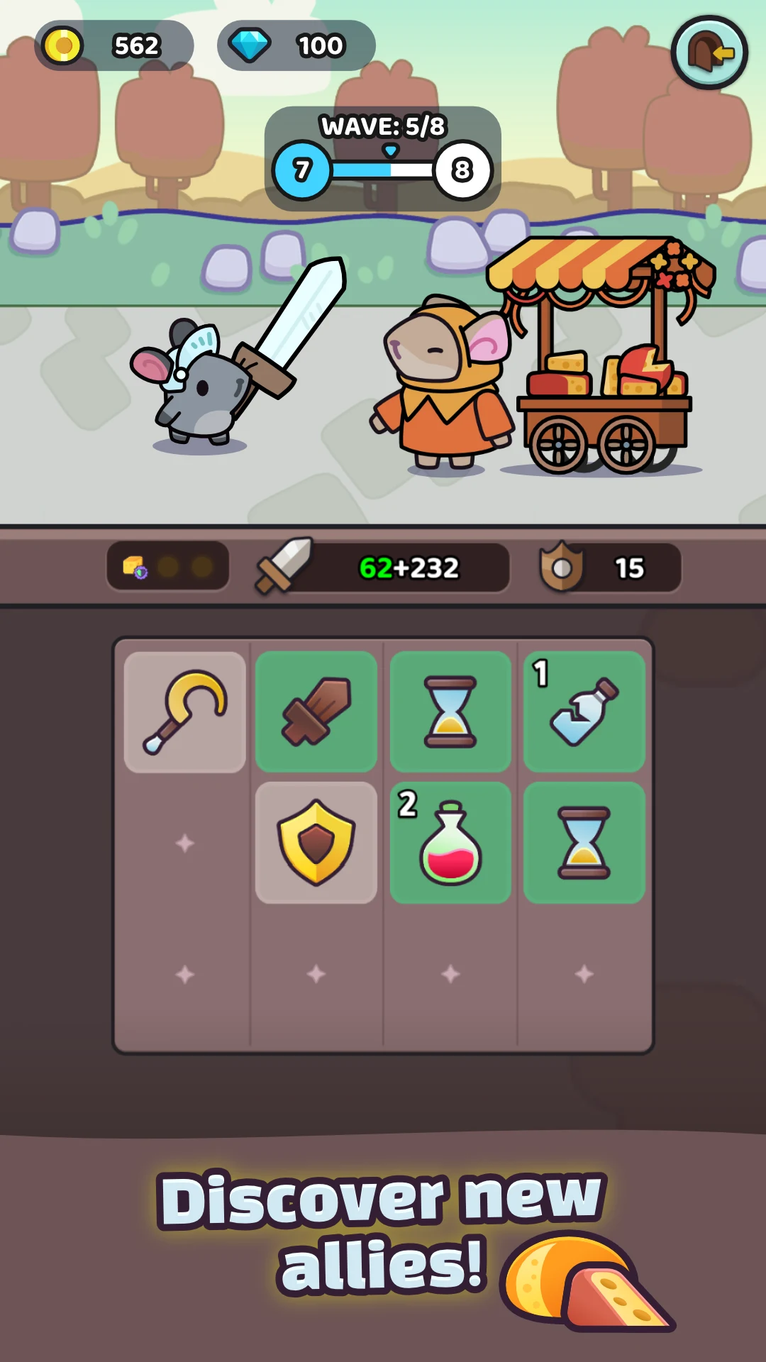 Mouse Quest: Idle RPG screenshot